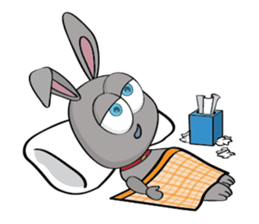 3-O & Rabbit: Rabbit Edition sticker #7617495