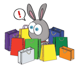 3-O & Rabbit: Rabbit Edition sticker #7617496