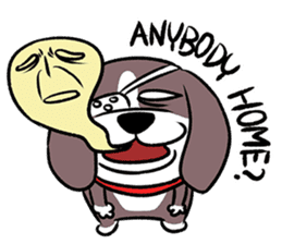 Puffy Beagle sticker #7618611