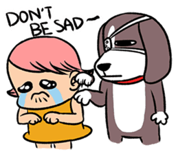 Puffy Beagle sticker #7618615