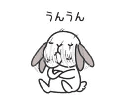 Lop Bunny, SHARIKICHI ~uh-huh~ sticker #7619972