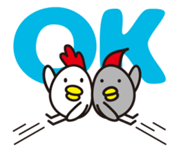 Funny birds.. sticker #7620596