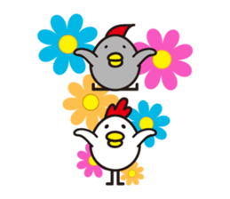 Funny birds.. sticker #7620598