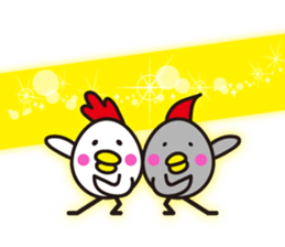 Funny birds.. sticker #7620602