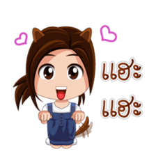 Cherry sassy girl sticker #7620766