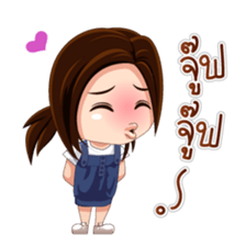 Cherry sassy girl sticker #7620773