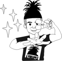 A Pineapple02 sticker #7621329