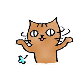 A cat named Torata4 sticker #7622364