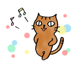 A cat named Torata4 sticker #7622394