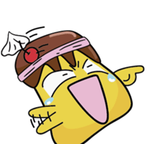 Pudding love sports sticker #7622516