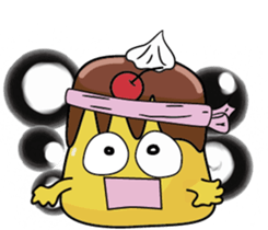 Pudding love sports sticker #7622549