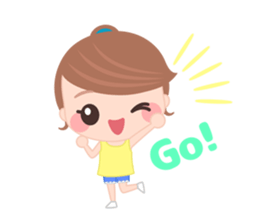 Sweet Cutie Girl sticker #7622878