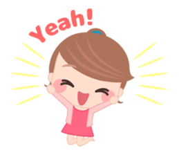 Sweet Cutie Girl sticker #7622879