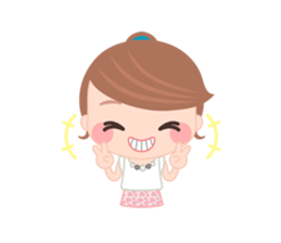 Sweet Cutie Girl sticker #7622881
