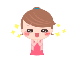 Sweet Cutie Girl sticker #7622883