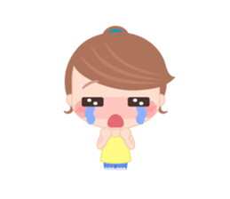 Sweet Cutie Girl sticker #7622888