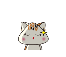 Knitting Rabbit 2 with Crochet Cat sticker #7622964