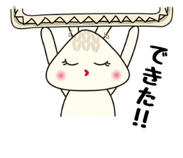 Knitting Rabbit 2 with Crochet Cat sticker #7622986