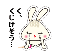 Knitting Rabbit 2 with Crochet Cat sticker #7622994
