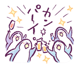 Clique Penguin autumn&winter sticker #7624014