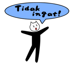 Cat man! sticker #7624606