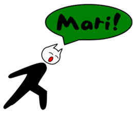 Cat man! sticker #7624615