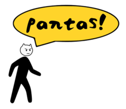 Cat man! sticker #7624618