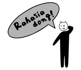 Cat man! sticker #7624629