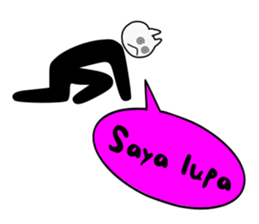 Cat man! sticker #7624630