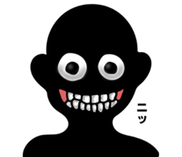 Mysterious black shadow sticker #7625038