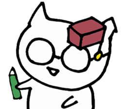 eye-rolling Rabbits n Cats sticker #7625120