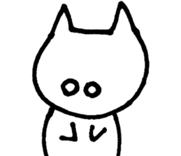 eye-rolling Rabbits n Cats sticker #7625131