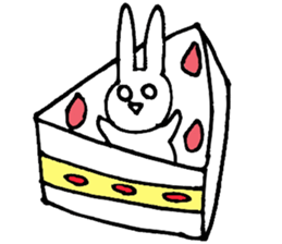 eye-rolling Rabbits n Cats sticker #7625132