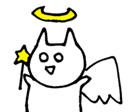 eye-rolling Rabbits n Cats sticker #7625138