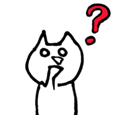 eye-rolling Rabbits n Cats sticker #7625141