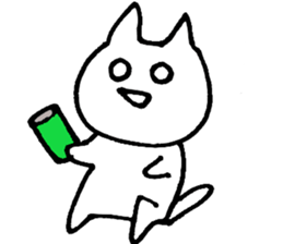 eye-rolling Rabbits n Cats sticker #7625152