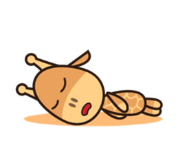 Giraffe and Fox Adventure Animal sticker #7626095