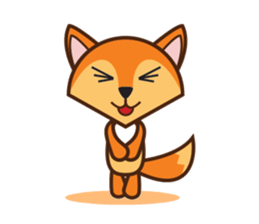 Giraffe and Fox Adventure Animal sticker #7626100