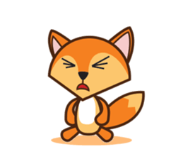 Giraffe and Fox Adventure Animal sticker #7626113