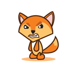 Giraffe and Fox Adventure Animal sticker #7626115