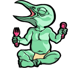 W Sunthorn's Anthropomorphic Oddities sticker #7626496