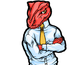 W Sunthorn's Anthropomorphic Oddities sticker #7626498