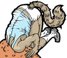 W Sunthorn's Anthropomorphic Oddities sticker #7626505