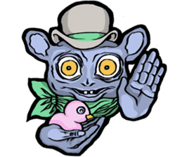 W Sunthorn's Anthropomorphic Oddities sticker #7626506