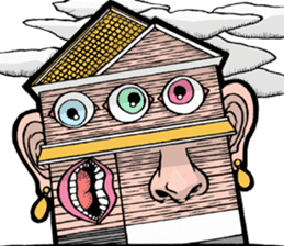 W Sunthorn's Anthropomorphic Oddities sticker #7626517