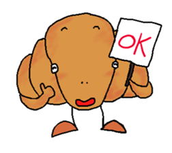 Mr. Croissant sticker #7626537