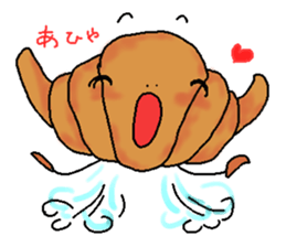 Mr. Croissant sticker #7626539