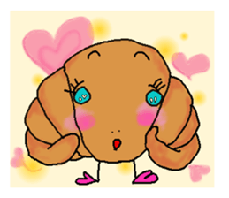 Mr. Croissant sticker #7626549