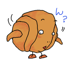 Mr. Croissant sticker #7626551