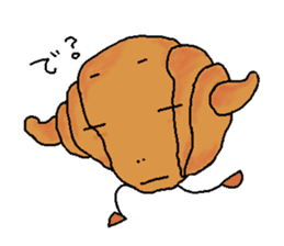 Mr. Croissant sticker #7626553